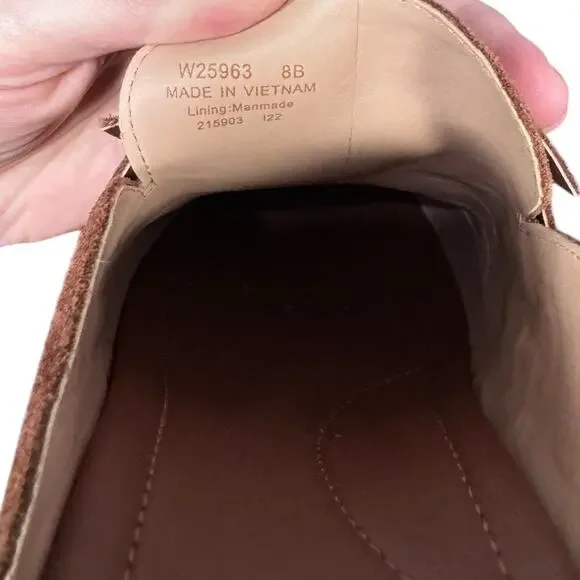 Cole Haan Brown Suede Mules with Bow - Size Women's 8 - Picture 5 of 5